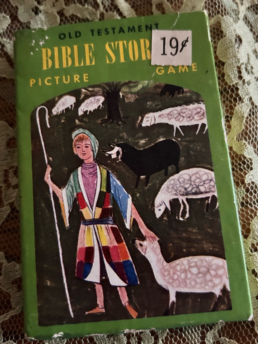 Old Testament Bible Story Picture Game - Green Illustrated Box